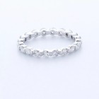 Classic Eternity Wedding Ring 14k Gold 1 38 Carat Round Lab-grown Diamond D Vvs1