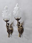 Brass Mermaid Wall Lamp Fixture   Vintage Antique Wall Sconce Decorative Light