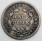 1837 Half Dime 5c No Stars Small Date Variety Xf Ef Extra Fine Usa Silver