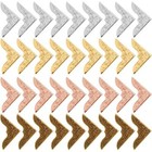 80pcs Metal Note Book File Folder Albums Corner Protectors Scrapbooking Albums
