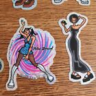 Vintage Y2k 90s New New Breed Girl Power Prism Vending Machine Stickers Set Of 8