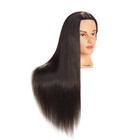 26 -28  Mannequin Head Hair Styling Training Manikin Cosmetology Doll Head Sy   
