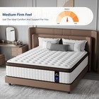 12  14 gel Memory Foam Mattress Twin Queen King Size Hybrid Spring Bed Mattress