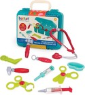 Battat Pretend Play Doctor Set Kids Nurse Toys 10 Pieces   Carry Case Play