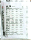 Mccalls Pattern 8192  Dresses  Misses Sizes  6 8 10 12 14  Uncut  New