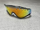 Oakley Eyeshade Factory Pilot Grey Sunglasses - Fire Iridium - Very Nice