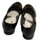 Tempo Leo s Womens Tap Shoes 10m Black Patent Leather Dance Toe Heel Glossy