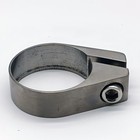Titanium Seatpost Clamp Bike Bicycle Gr5 Ti6al4v 31 8 34 9mm Raw Color