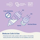 Easy Start Anti-colic Baby Bottle 9 Oz  Medium Flow  Breastfeeding-like Silic   