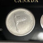 1867-1967 Canadian Centennial Souvenir Coin 6-coin Set  Silver  With Token