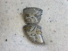 Brooch Pin   Pendant 2-in-1 Contemporary Abstract Signed Mixed Media Lapel Piece