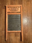 Vintage Washboard Dubl Handi Co Columbus Ohio Wash Board 8 5  X 18 