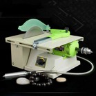 Stone Buffer Lathe Table Saw Jewelry Rock Woodworking Carving Cutting Machine   