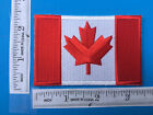 Canadian Flag Embroidered Patch Iron-on Sew-on  3 5x2 25   Canada Maple Leaf Red