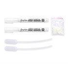 Angelus 3mm Clear Empty Paint Marker Set Of 2 Refillable For Custom Projects