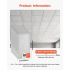 Uimoso 24 X 48 In Pvc Ceiling Tiles  10-pack  White Marble Drop Panels