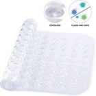 Bath Tub Shower Stall Mats 31x15 5 Inch Non-slip And Latex Free  Bathtub Mat
