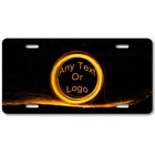 Your Logo Text Aluminum Car Personalize License Plate Or Sign Tag Name Custom