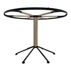 Vintage Mid Century Round Iron Pedestal Dining Table Base