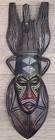 Set Of 3 Handcrafted Wood African Tribal Mask Made In Ghana Decorative Wall Art
