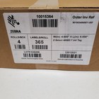 Zebra 4  X 6  Z-select 4000d 7 Mil Tag Oem Thermal Labels - 4 Rolls 10015364 New