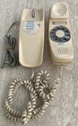 Vintage 1975 At t Western Electric Rotary Dial Wall Mount Cream Phone Long Cord