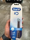 Oral-b Io Ultimate Clean Replacement Brush Heads Black 4 Pack Genuine Sealed