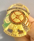 2002 Bremerton Wa Fire Dept Marshal Centennial Commemorative Badge Collinson