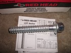 Box Of 10 Itw Red Head Ldt-3444 Ldt Anchor 3 4  X 4-1 2  Hex Washer Head