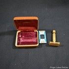 Vintage 1948-50 Gillette Aristocrat Tto De Safety Razor Set In Case