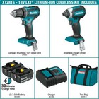 Makita Driver-drill Impact Driver Kit 18-volt Lxt Lithium-ion Brushless Cordless