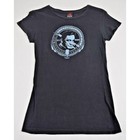 Vintage T-shirt Black Zion Size L Long Y2k Johnny Cash Radio Graphic Tee 2c007