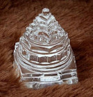 50 Gm Crystal Quartz Sphatik Shri Yantra Chakra Pisitivity   Laxmi Temple Hindu