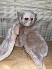 W  Tags 2000 Ty Beanie Buddies - Batty Beige Bat - Large Soft Plush Stuffed Toy