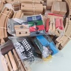      Lot Wooden  Curve Tracks Buildings   More  match Thomas   Friends  Brio   S13