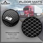 Rubber Floor Mats Fits Peterbilt 579 -  2  pcs  driver   Passenger 