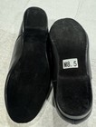 Men   s Black Costume Dance  Character Shoes Size 8 5 Lace Up Felt Sole New