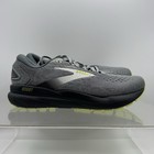 Brand New Men   s Brooks Ghost 16 Grey Lime 1104181d040 Running Shoes Size 8