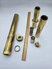 Antique Brass Nautical Telescope Unmarked