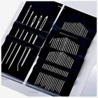 55pcs Hand Sewing Needle Set     Easy Threading  All Sizes For Craft   Repair
