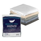 Microfiber Massage Spa Table Sheets 3pc Set - Wrinkle-resistant  Includes Fla   