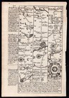1720 Antique Britannia Depicta Road Map Aylesbury Buckingham Banbury Stratford