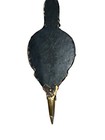 Antique Fireplace Dutch Bellows Copper Hammered Medieval Scene