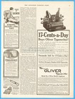 1911 Oliver No  5 Standard Visible Writer Typewriter Chicago Il Antique Print Ad