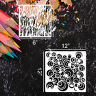 Reusable Texture Stencils For Crafts Painting On Wood Scrapbooking