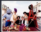 8 X 10  Photo   Cbs Tv Disneyland Thanksgiving Parade Aladdin Cast Genie  Jafar