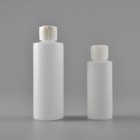 2 4oz 8oz Plastic Cylinder Squeeze Spout Bottle W disc Turret Snap Flip Top Cap