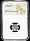 Claudius I 41-54 Ad  Ae Quadrans Bronze Rare Sc Coin Roman Empire  Authentic Ngc