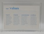 Enron Lucite Common Stock Facsimile Memento Commemorative Paperweight  C  1998