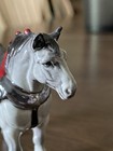 Hagan Renneker   Grey Draft Horse With Harness  Vintage